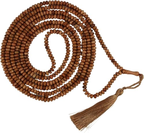 Islamic Bazaar 500 Beaded Olive Wood Tasbih Tasbeeh Misbaha Islamic Gift Tasbih Prayer Beads Tesbih 4.5x6.5 mm for Dhikr - Image 2