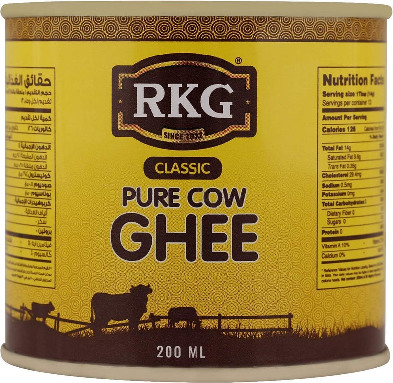 RKG Classic Pure Cow Ghee - 200ml - Image 1