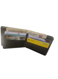 Generic Black Leather Wallet Modern Design Luxury Texture  - Image 3