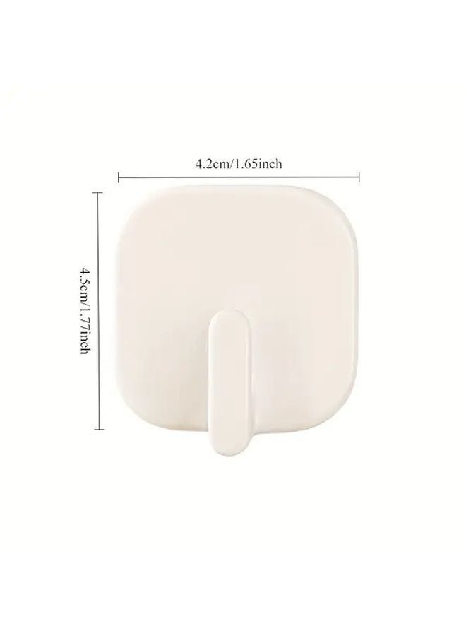 4pcs Heavy Duty Adhesive Wall Hooks No Drill Damage Free Mounting - Image 3