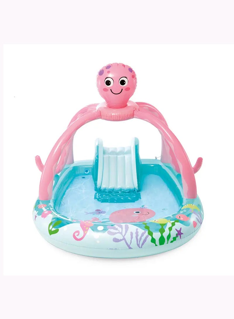 INTEX Octopus Play Center Inflatable Pool with Slide and Sprinkler 234x183x150cm  - Image 3
