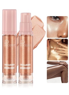 Liquid Highlighter Makeup, Long Lasting Liquid Luminizer For Glowing Skin Waterproof Smooth Glitter Highlight Face Illuminator Cream Contour Stick Body Shimmer Liquid Bronzer - pzsku/Z8D9B008D152057F3ABE9Z/45/_/1703036718/014ae085-b718-4b88-82dd-42eee06a6b20