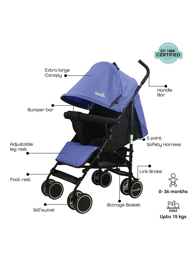 Moon Strek - Stroller - Cyan Blue - Image 3