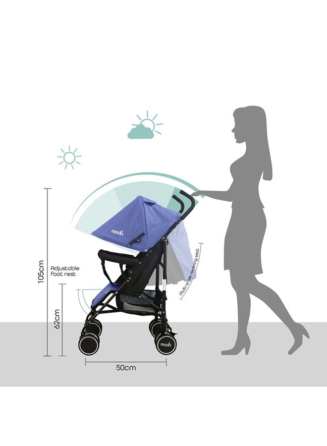 Moon Strek - Stroller - Cyan Blue - Image 4