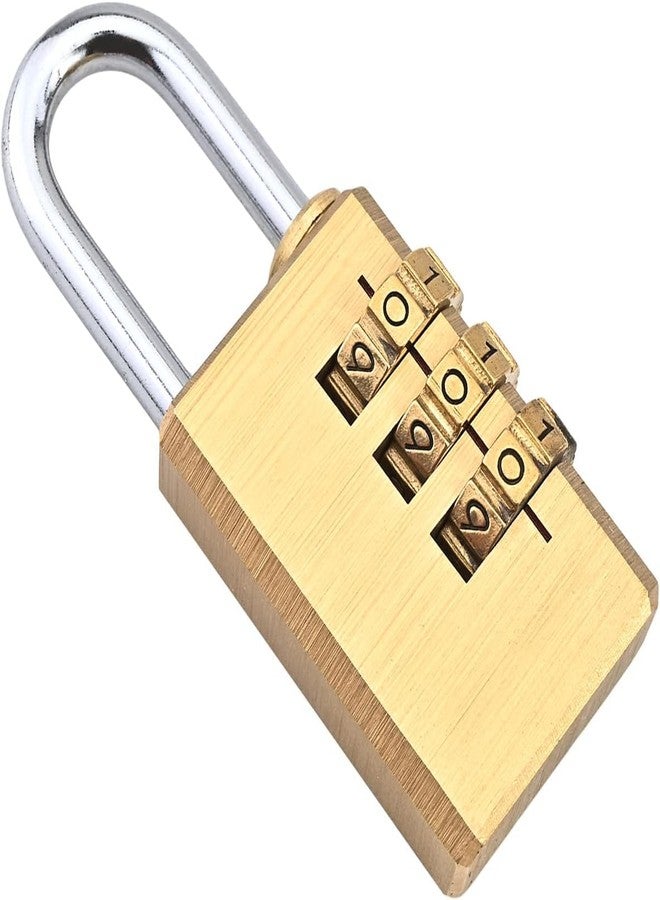 Eis 3 Digit Number Locks for Luggage Bag Travelling - Padlock Lock for Home/Shop/Office/Store/Farmhouse - Image 1