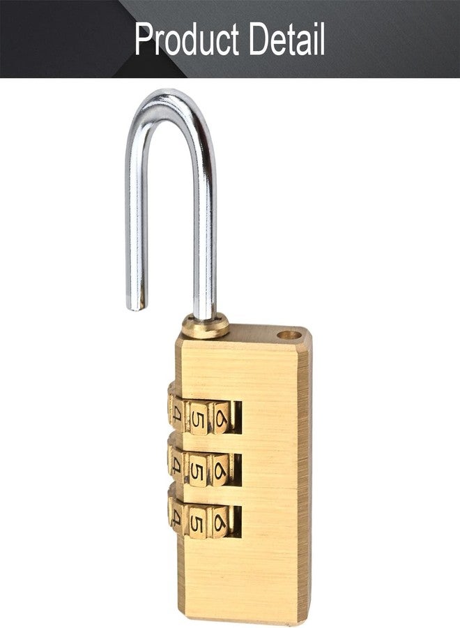 Eis 3 Digit Number Locks for Luggage Bag Travelling - Padlock Lock for Home/Shop/Office/Store/Farmhouse - Image 2