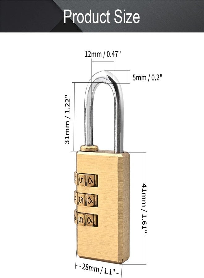 Eis 3 Digit Number Locks for Luggage Bag Travelling - Padlock Lock for Home/Shop/Office/Store/Farmhouse - Image 4