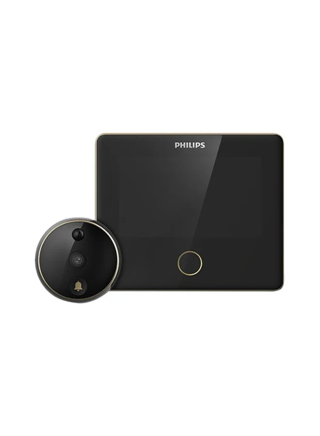 Philips Security-Oriented Design Smart Door Viewer Black and Bronze 6.3 x 15 x 25.1 cm SMART DOOR VIEWER-BK