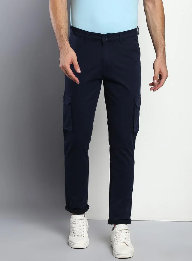 Dennis Lingo Men's Navy Tapered Fit Cargo Pants