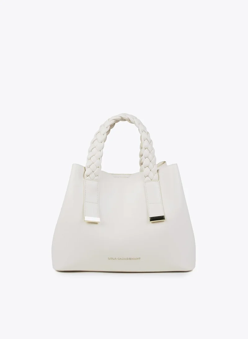 Lola Casademunt Medium bag with braided straps