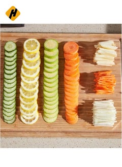 HuHa Adjustable Slicer,slicer vegetable cutter，Mandoline Slicer,Vegetable Slicer, Food Chopper,Vegetable Cutter,Quick Dicer Fruit French Fry  - Image 4