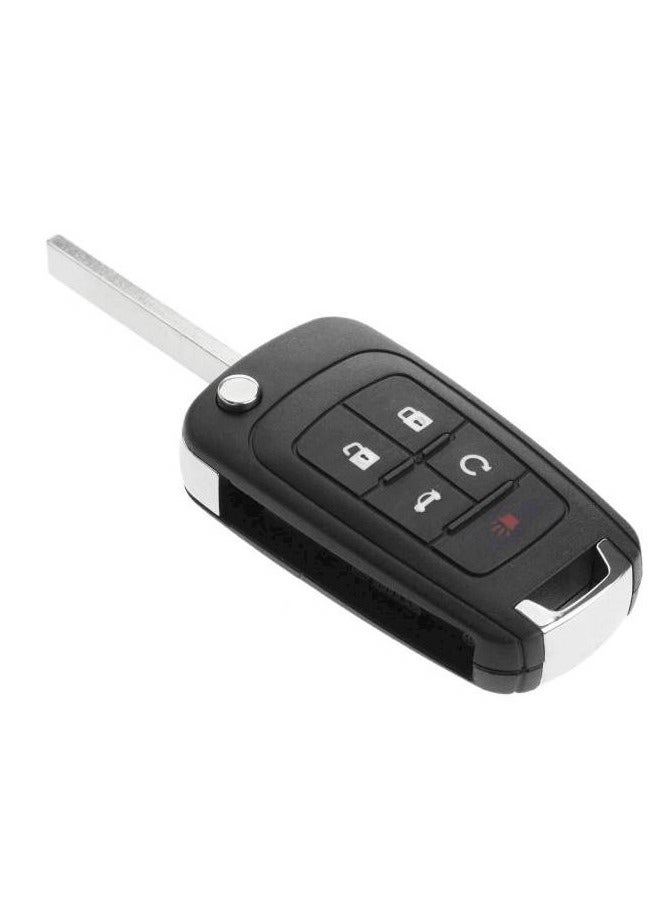 Black 5 Butons Chevrolet Car Key Cover Key Chain - Image 4