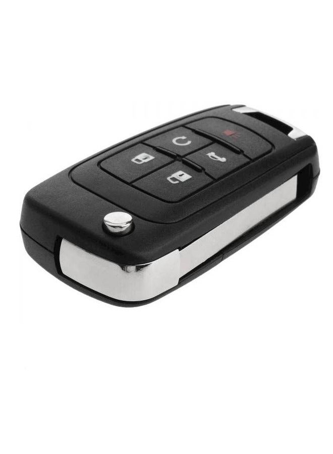 Black 5 Butons Chevrolet Car Key Cover Key Chain - Image 3