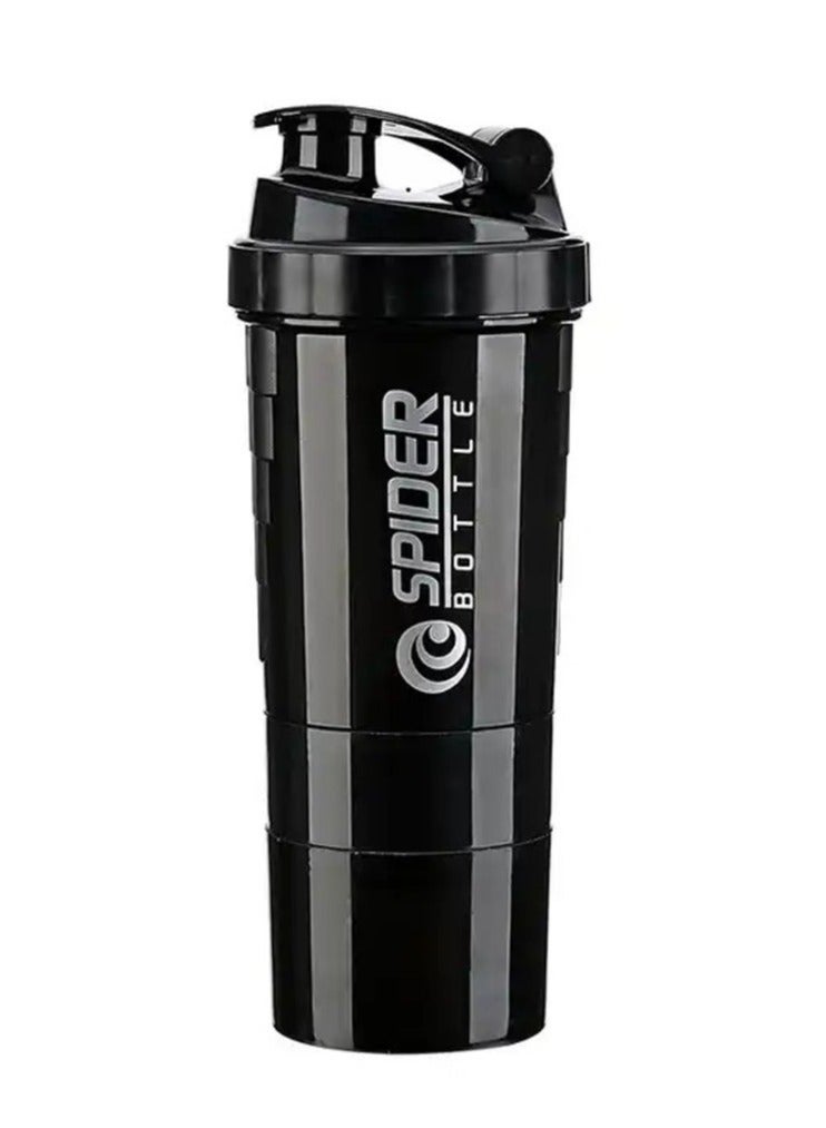 بريميم زجاجة بروتين شاكر مع 3 طبقات تويست وقفل تخزين - Image 1