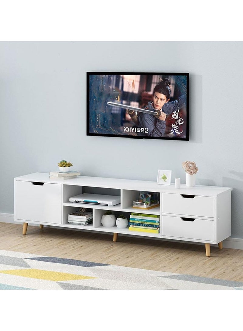 DubaiGallery Upgraded Modern and Minimalist Storage Shelves with Integrated TV Cabinet Combination Set – Stylish and Functional Table, Perfect for Living Spaces - Image 1