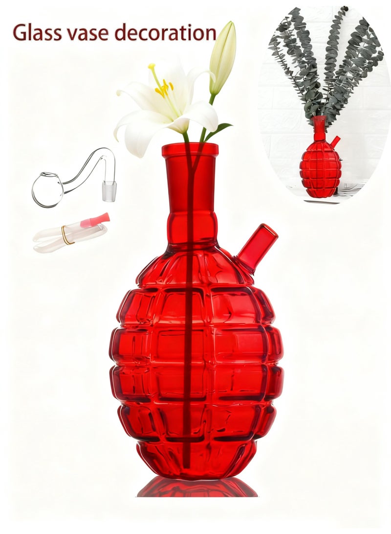 Handmade Home Decorative Multi Layers Mini Glass Vase For Plants and Flowers