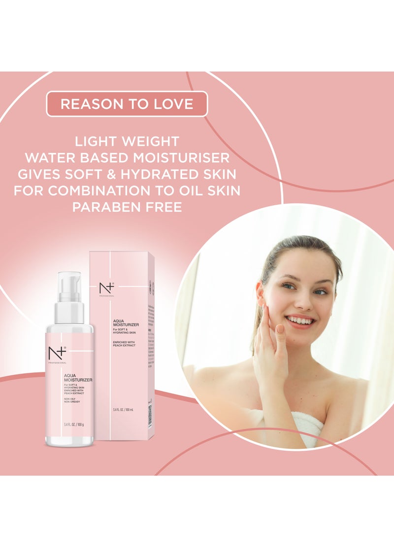 N Plus Professional N Plus Professional Aqua  Moisturiser, Oil-Free, Hydrating moist skin, Face Cream for Soft Skin  - Image 3