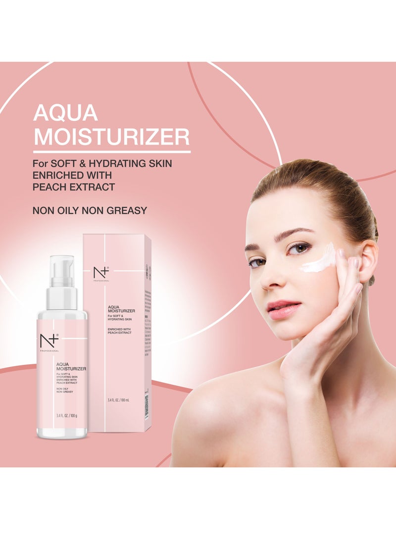 N Plus Professional N Plus Professional Aqua  Moisturiser, Oil-Free, Hydrating moist skin, Face Cream for Soft Skin  - Image 4