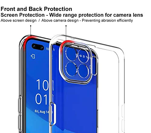 REALCASE Oppo F17 Pro Back Cover Case Stylish | Scratch Resistant Soft TPU Clear Transparent Shock Proof Bumper Back Cover Case for Oppo F17 Pro - Image 3