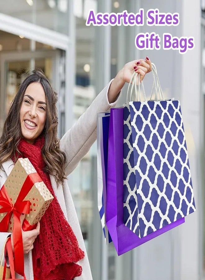 KEEPARTY 70 PCS Assorted Sizes Gift Bags with Handles Includes 35 Gift Bags 5 Sizes Multiple Colors 35 Tissue Papers 7 Color Bulk Perfect for Party Wedding Holiday and Gift Giving - Image 3