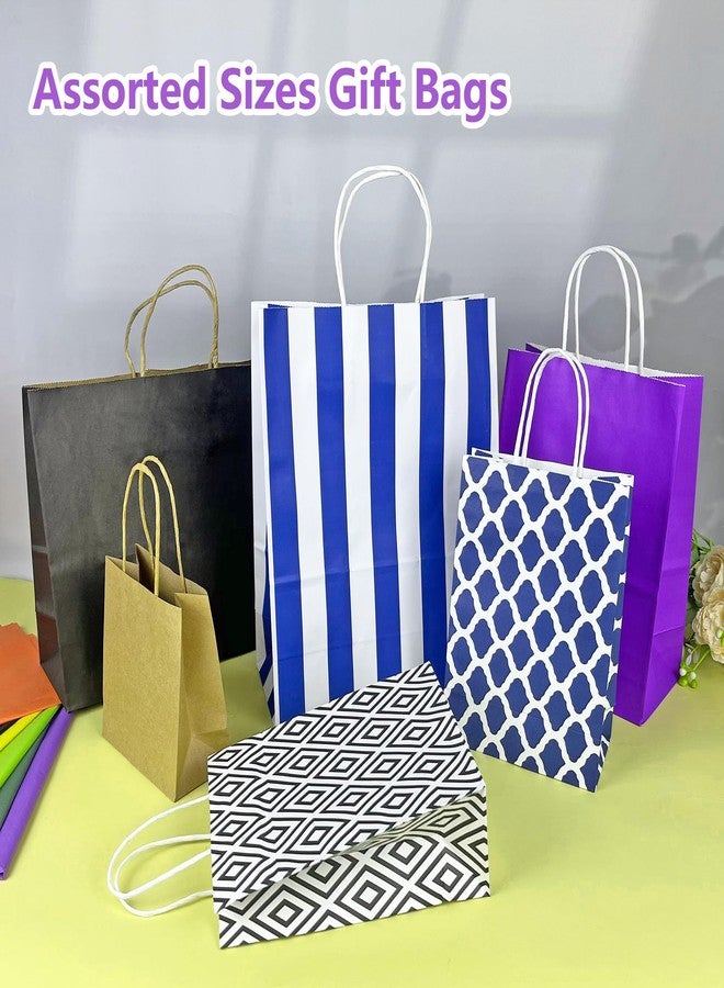 KEEPARTY 70 PCS Assorted Sizes Gift Bags with Handles Includes 35 Gift Bags 5 Sizes Multiple Colors 35 Tissue Papers 7 Color Bulk Perfect for Party Wedding Holiday and Gift Giving - Image 4