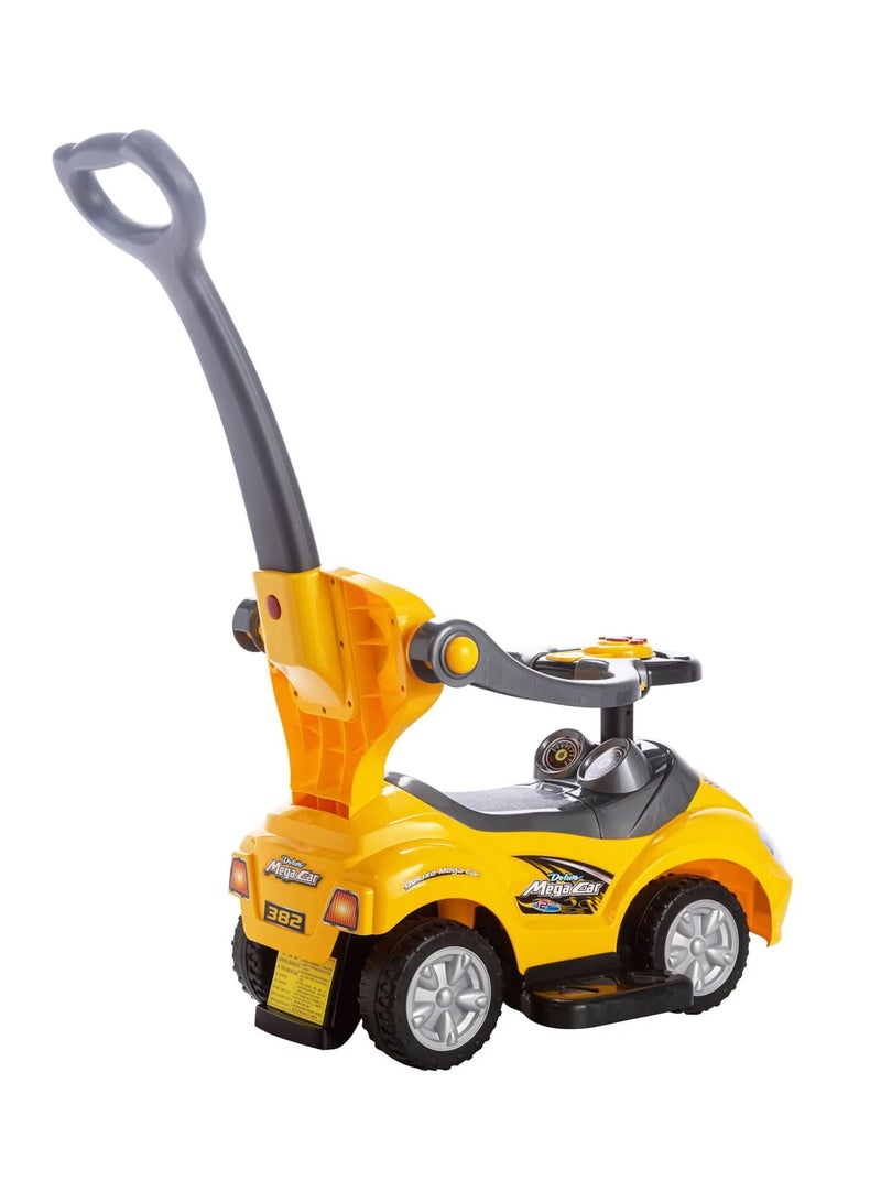 Amsham Toys ATT Mega Pusher Rideon Car - Yellow - Image 2