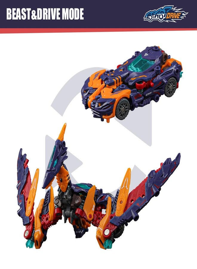 52TOYS BEASTDRIVE BD-10 Drive Pterano Deformation Toys Action Figure, Converting Toys in Vehicle and Beast, Perfect Birthday Party Gift for Teens and Adults - Image 3
