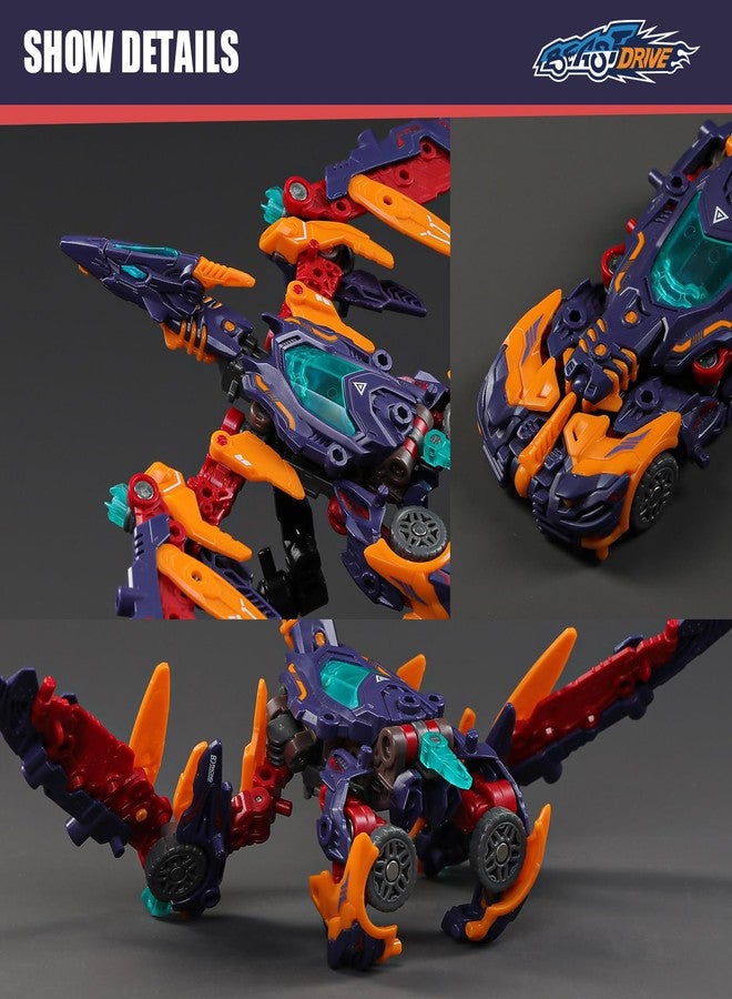 52TOYS BEASTDRIVE BD-10 Drive Pterano Deformation Toys Action Figure, Converting Toys in Vehicle and Beast, Perfect Birthday Party Gift for Teens and Adults - Image 4