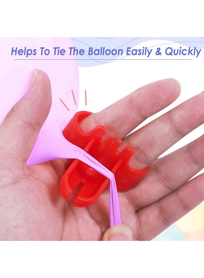 Wobbox Balloon Decorations 100 Sticky Dots, 2 (5M) Garland Tape, 2 Balloon Knot For Party Decorations, Balloon Decoration For Birthday, Party Decorations Items - Image 5