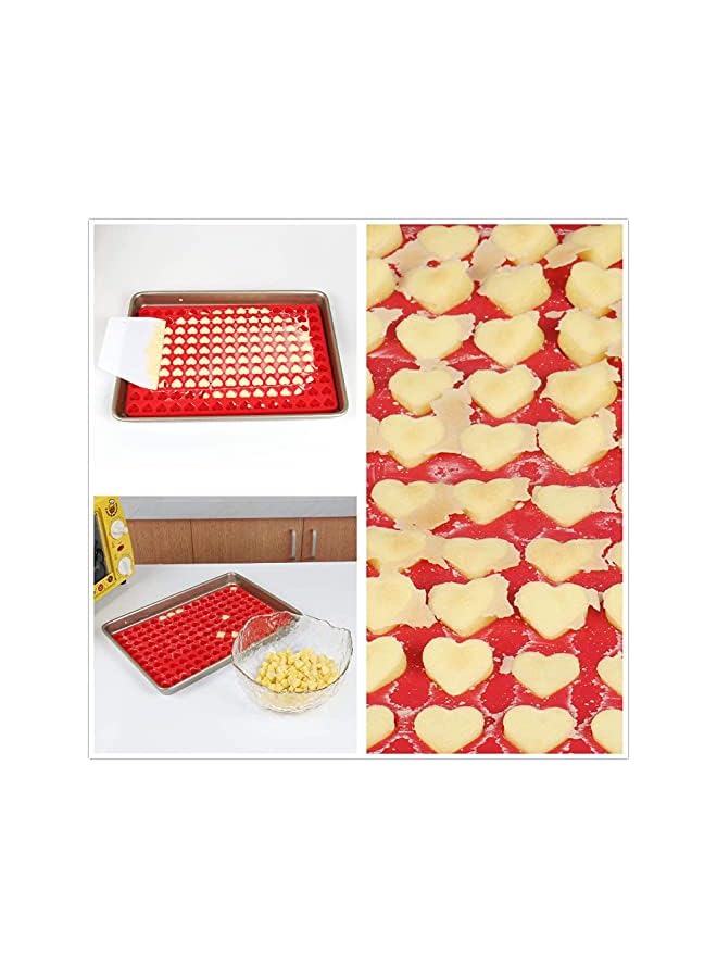 S-TOP Pet Treats Baking Mold, Mini Silicone Dog Treat Chocolate Drops Homemade Cookie Making Tool, Candy Molds For Caramels Cookies (2 Pack) - Image 3