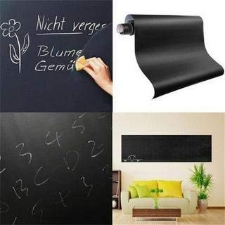 Praha ®Praha Waterproof Chalkboard Removable Wall Sticker for Home Office School College Kitchen Kids Room (Size :- 45 x 200 cm.) (Black Board) - Image 2