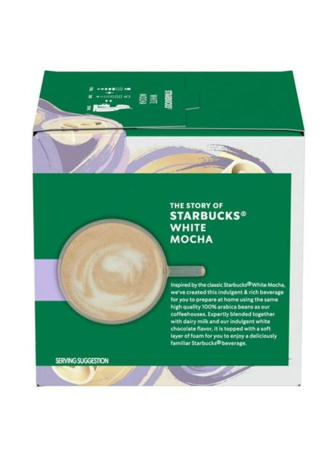ستاربكس كبسولات قهوة دولتشي جوستو وايت موكا ١٢ كبسولة ١٢٣ غرام - Image 2