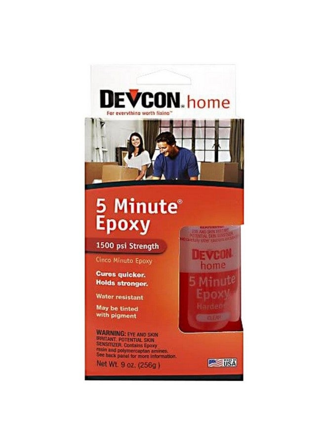 DEVCON 5 Minute Epoxy Clear 9oz 20945 - Image 1