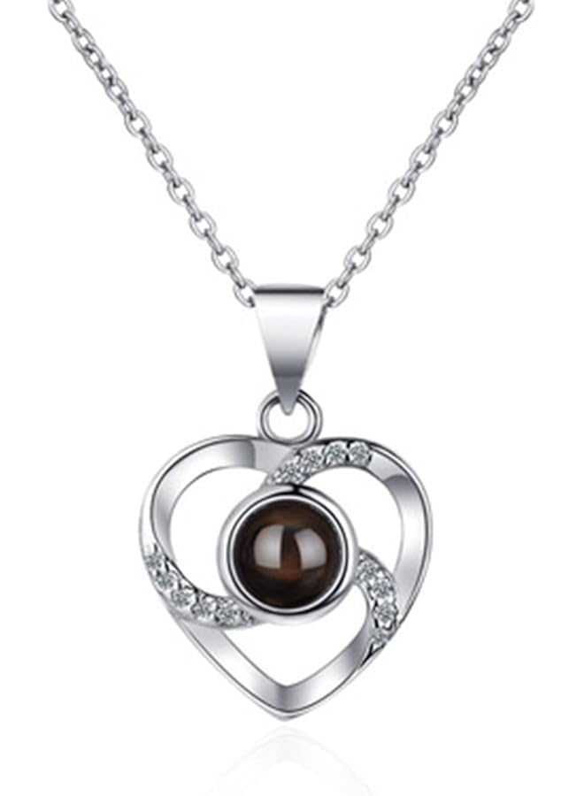 erorex Eternal Rose Gift Box With Sterling Silver I Love You Necklace In 100 Languages Handmade Forever Red Rose For Anniversary Birthday Gifts Teacher Gifts For Women Mum Girlfriend Her  - Image 1