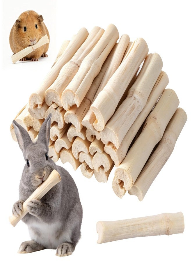 WYOMER 300g Sweet Bamboo Chew Toy Natural Sweet Bamboo Animals Molar Chew Sticks Toys Pet Snacks Bamboo Sticks Treats - Image 1