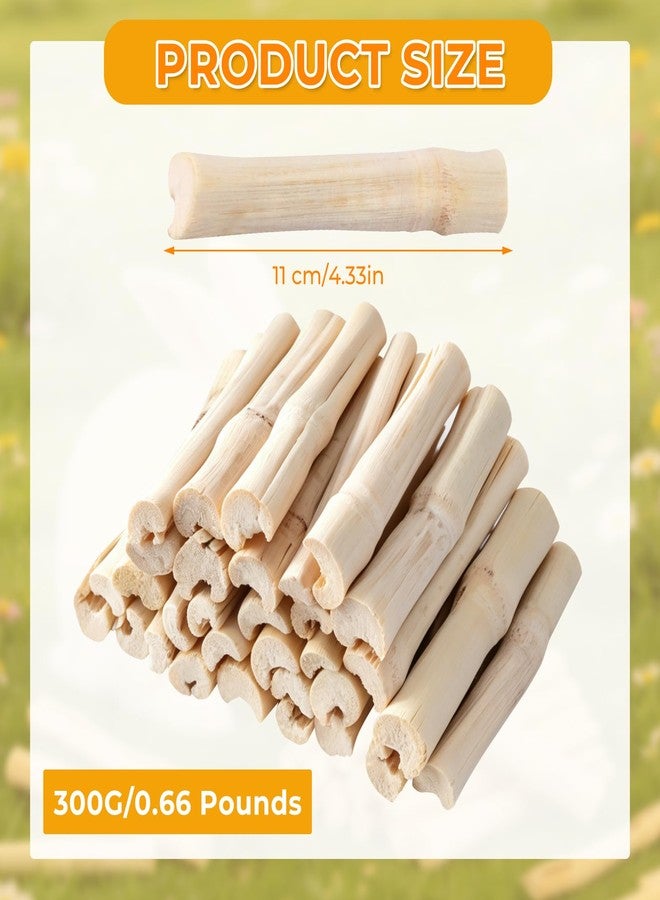 WYOMER 300g Sweet Bamboo Chew Toy Natural Sweet Bamboo Animals Molar Chew Sticks Toys Pet Snacks Bamboo Sticks Treats - Image 3