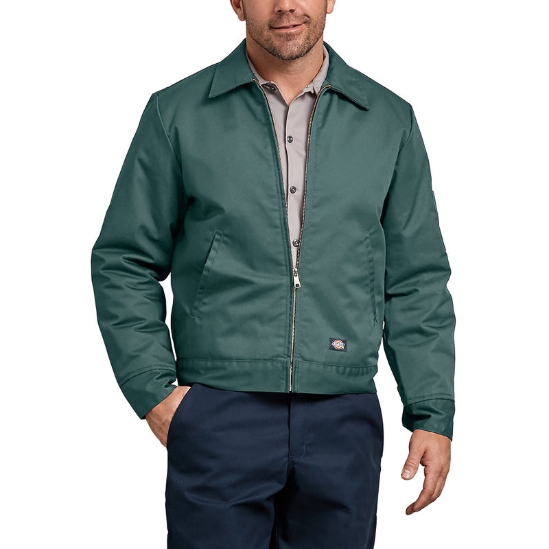 Dickies Mens Insulated Eisenhower FrontZip JacketLincoln GreenXLargeRegularLincoln GreenXLargeRegular
