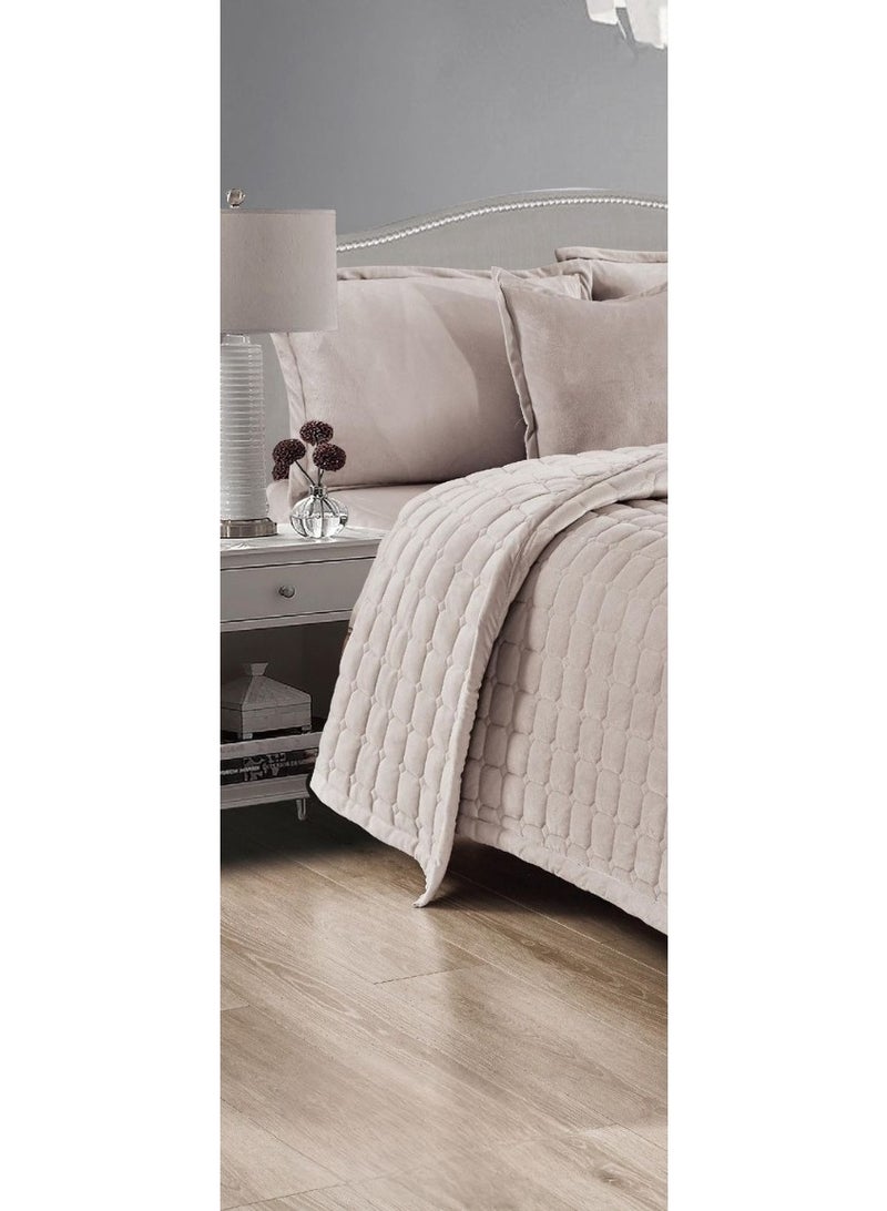 ريد روز مفرش سرير نفر مضغوط من المخمل الناعم - Image 2