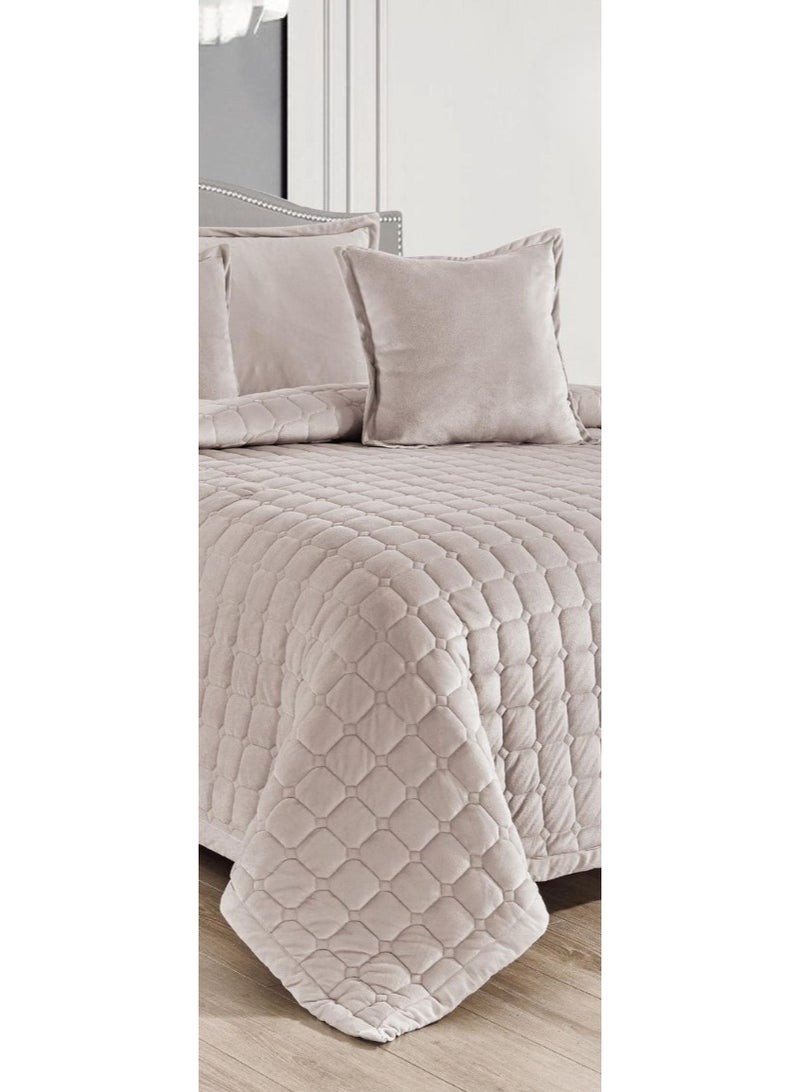 ريد روز مفرش سرير نفر مضغوط من المخمل الناعم - Image 3