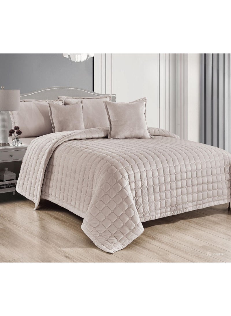 ريد روز مفرش سرير نفر مضغوط من المخمل الناعم - Image 1