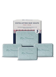 Bar Soap For Men 3 Pack Men'S Bar Soap Exfoliating Body Soap Bars Refreshing Eucalyptus