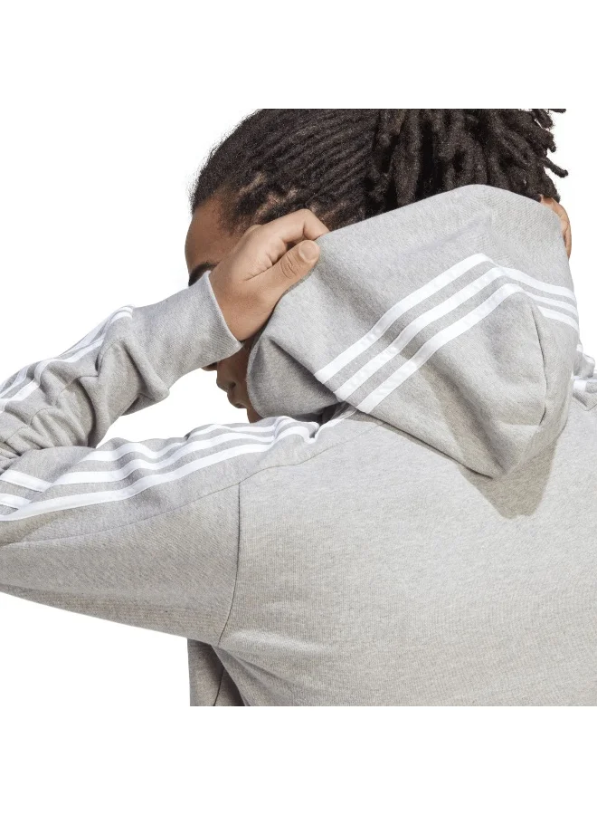 adidas جاكيت تدريب رمادي M 3S Ft Fz Hd
