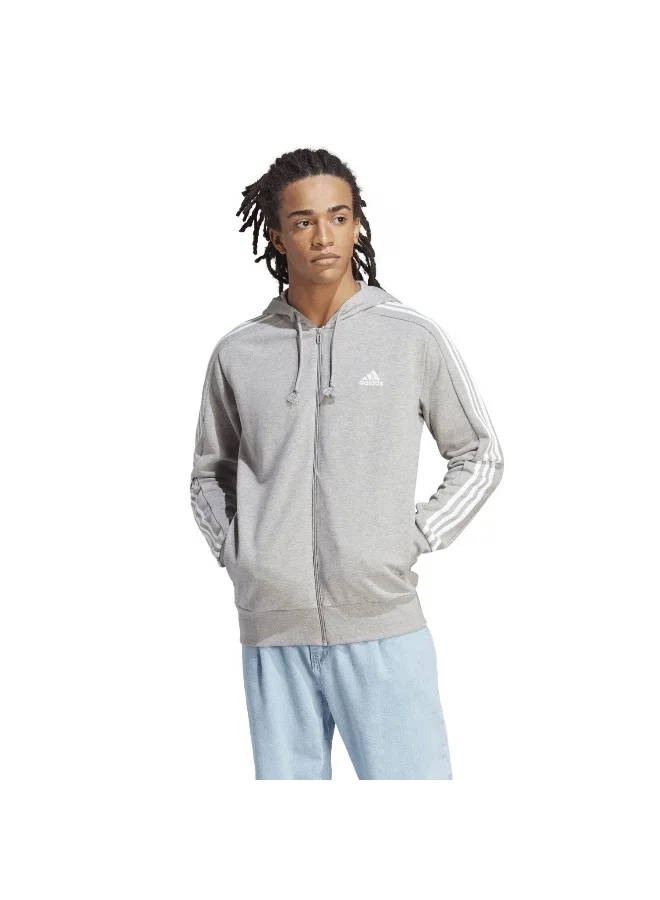 adidas جاكيت تدريب رمادي M 3S Ft Fz Hd