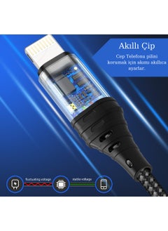 Livx Space 27W Type C To Lightning 2 Meter Iphone Ipad Compatible Smart Fast Charging and Data Cable Spc-01  - Image 3