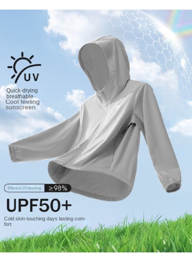 camel Kids Sun Protection Jacket 25 Summer Clothing, Quick-dry Uv Protection Skin Jacket For Boys And Girls, Lightweight Outerwear - Image 1