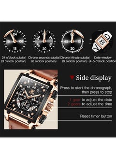 OLEVS OLEVS Stylish Wrist Watch for Men,Silicone Strap Men Watches,Pro Diver Stainless Steel Chronograph Watch,Waterproof Date Dress Watch for Man,Large Face Male Watch  - Image 3