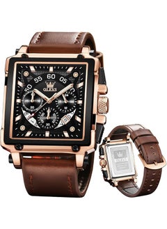 OLEVS OLEVS Stylish Wrist Watch for Men,Silicone Strap Men Watches,Pro Diver Stainless Steel Chronograph Watch,Waterproof Date Dress Watch for Man,Large Face Male Watch  - Image 1
