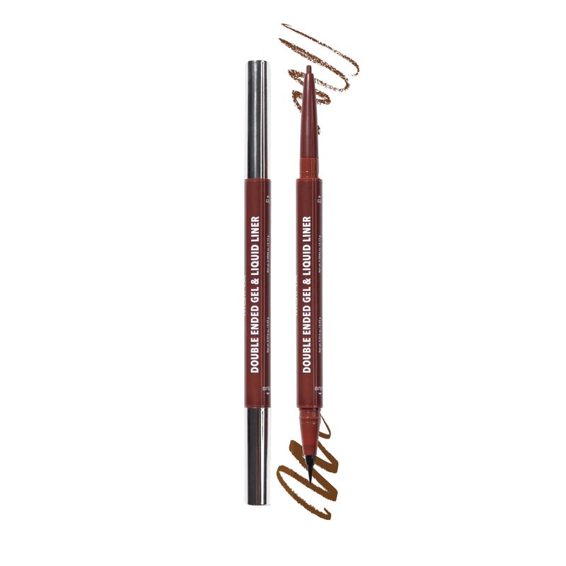 Double Ended Gel  Liquid Liner 002 Brown