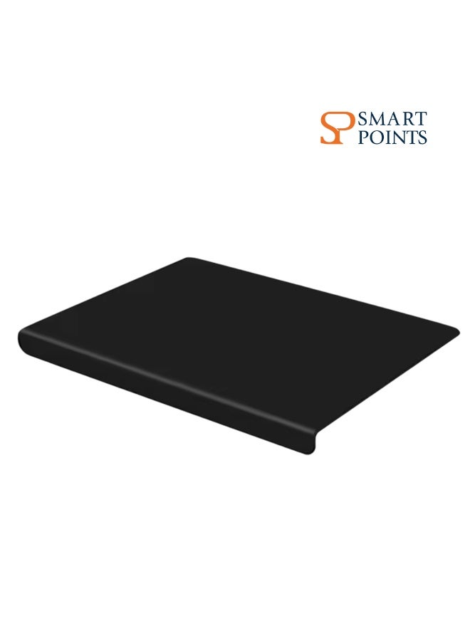 "سمارت بوينتس  " لوح تقطيع أكريليك أسود بسماكة 6 مم  – قابل للاستخدام على الوجهين، غير قابل للانزلاق، خالٍ من BPA، آمن للطعام – مقاس 45×40 سم - Image 1