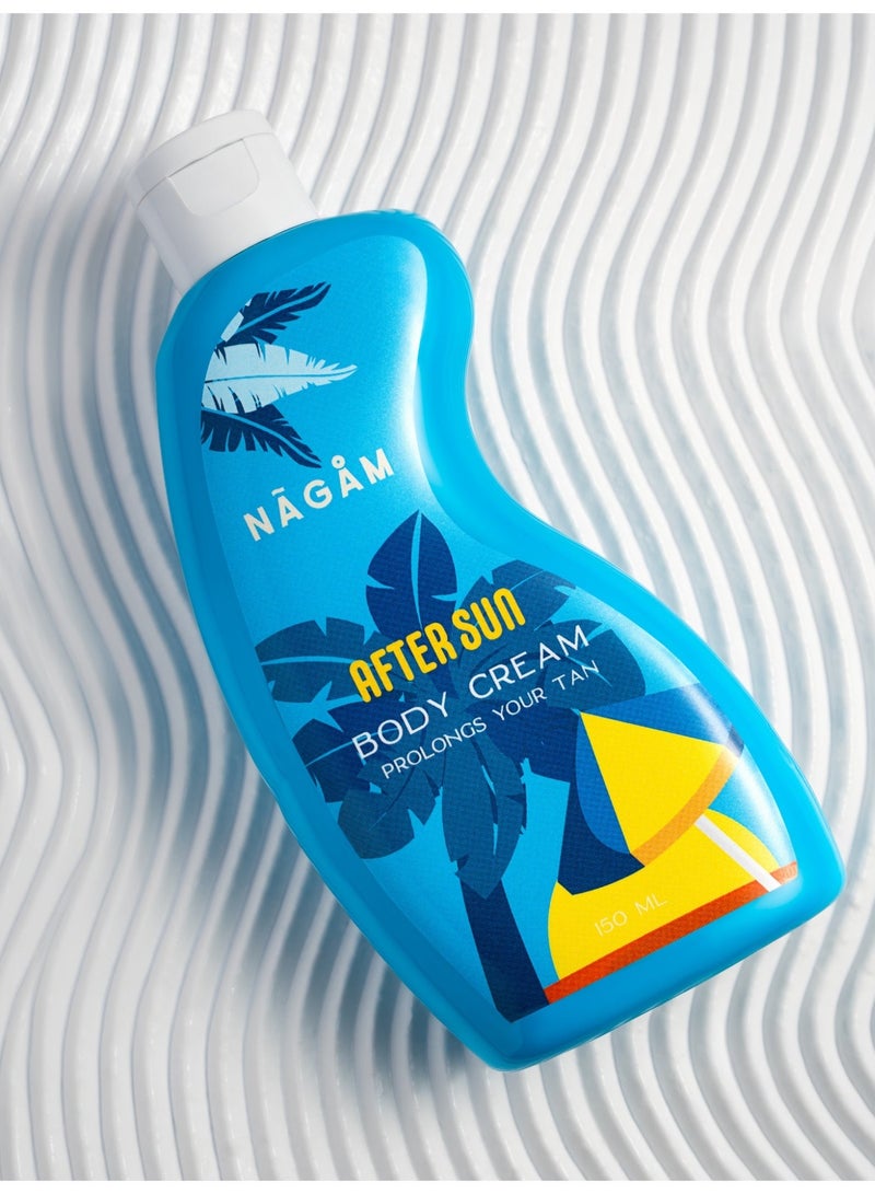 Nagam Sun After Sun Body Cream – Hydrating & Soothing, Prolongs Tan – 150 ml - Image 1